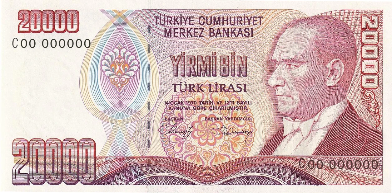 20 Bin Türk Lirası